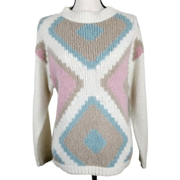Vintage Sweaters - FLASH SALE Vintage Wool Blend Women's Sweater